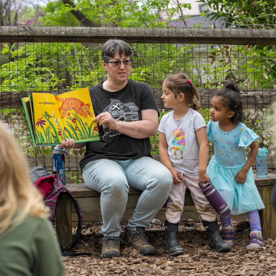 reading in the garden